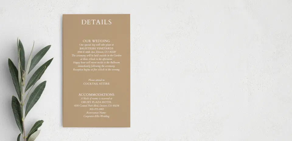 Step Enclosure Card
