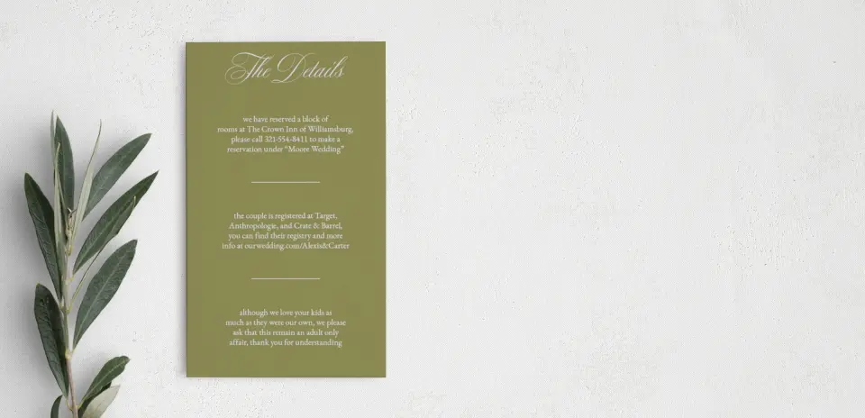 Step Enclosure Card