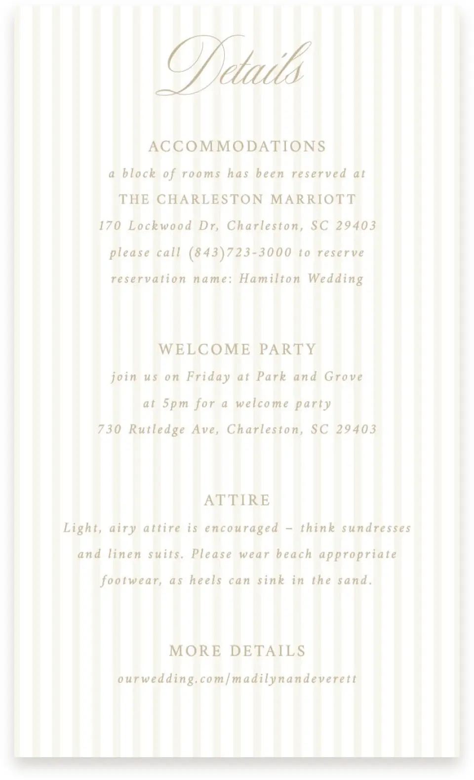 This is a  4" x 6.75" Enclosure Cards (Pocket Invitation) called Elegant Shell printed in full color on Premium Smooth paper