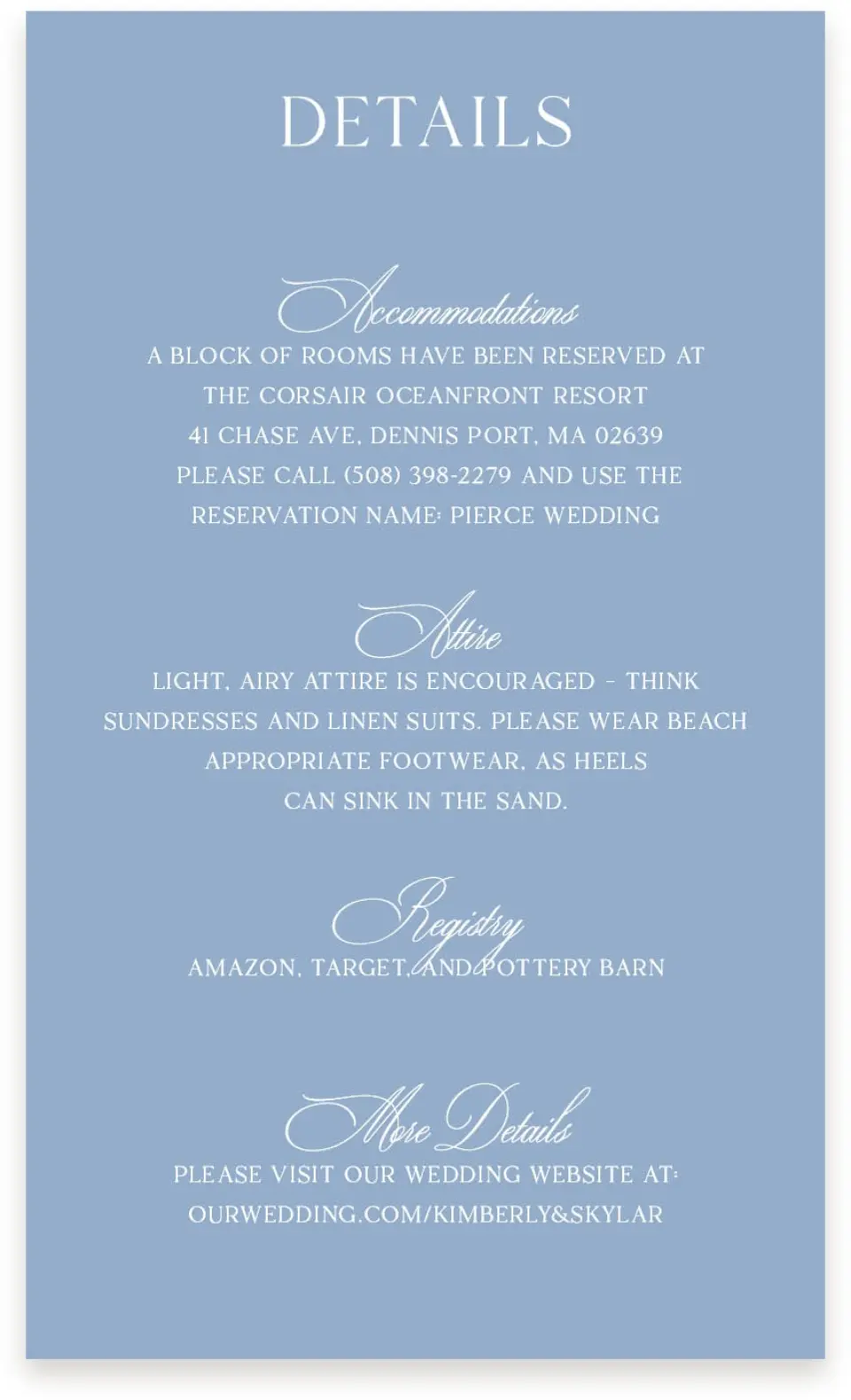 This is a  4" x 6.75" Enclosure Cards (Pocket Invitation) called Woven Serenity printed in full color on Premium Smooth paper