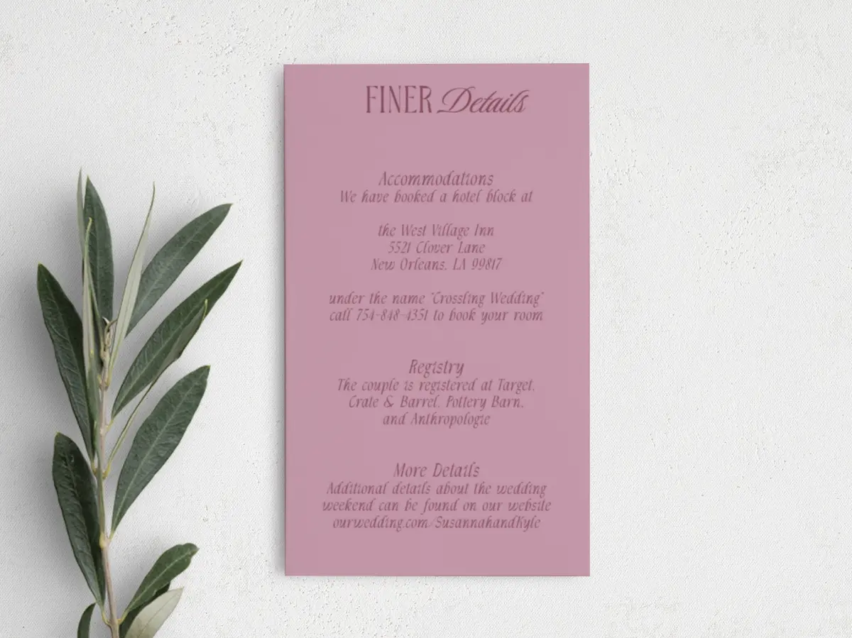 Step Enclosure Card