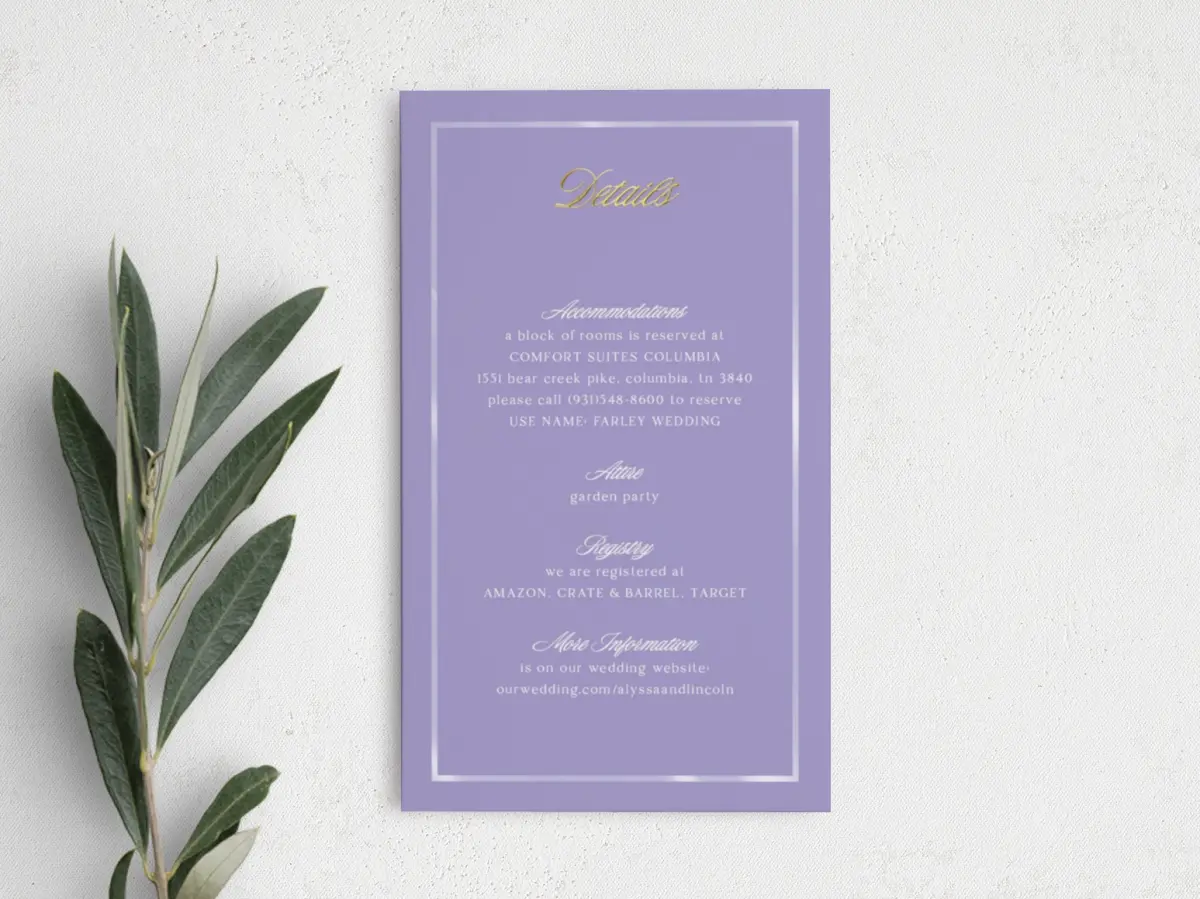 Step Enclosure Card