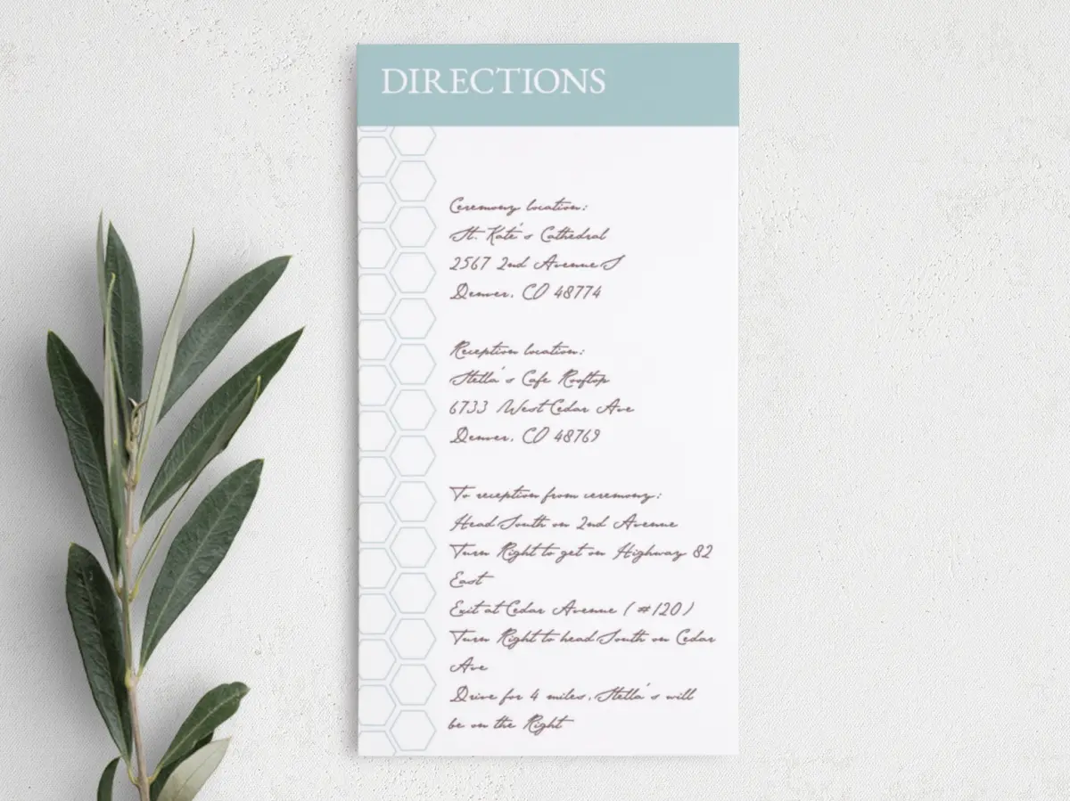 Step Information Card