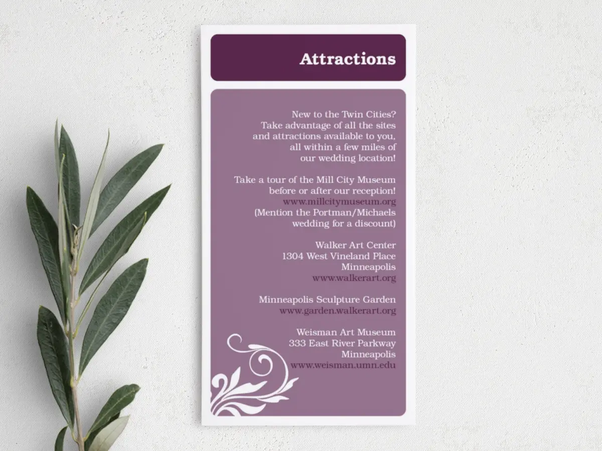 Step Information Card