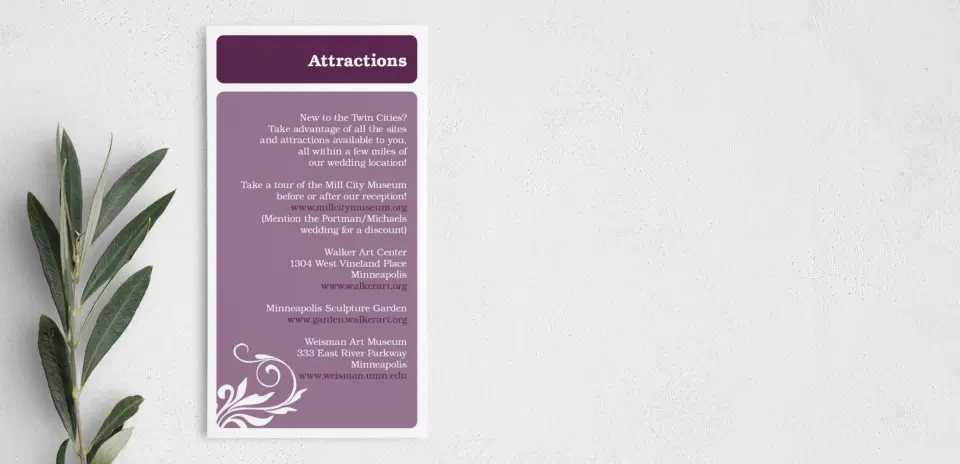 Step Information Card
