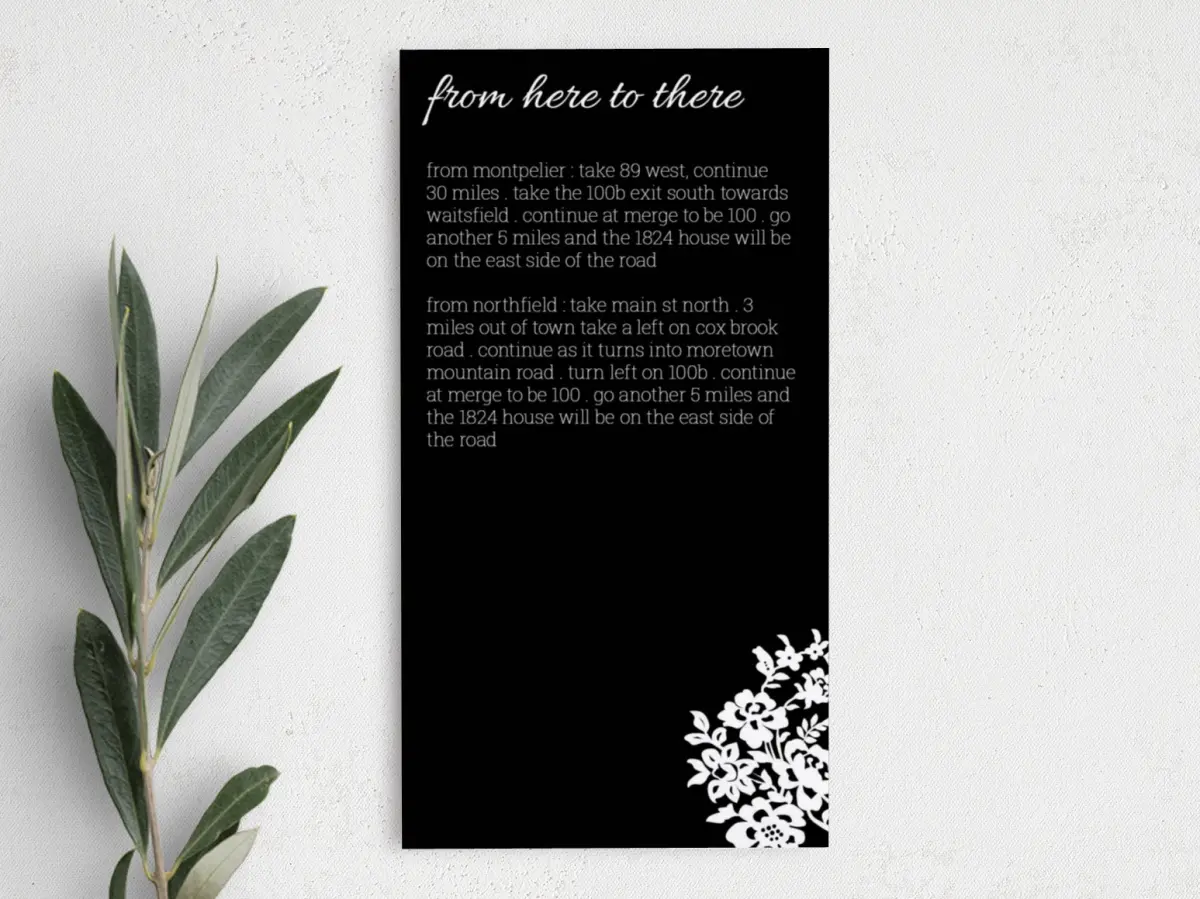 Step Information Card