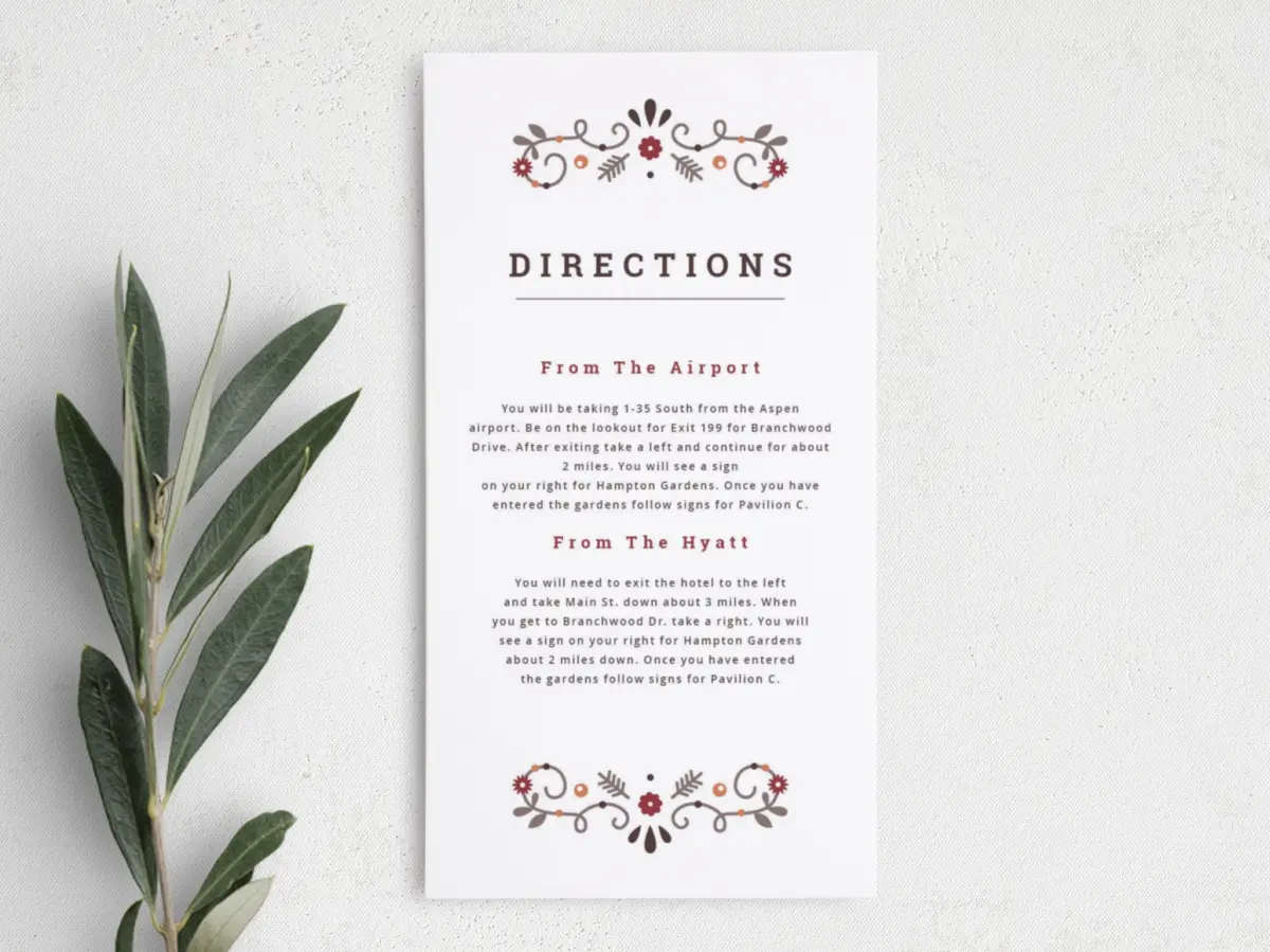 Step Information Card