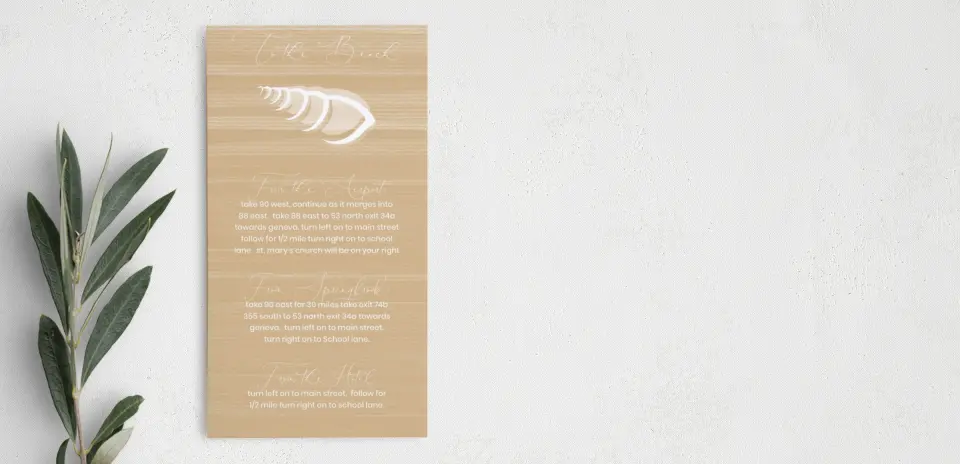 Step Information Card