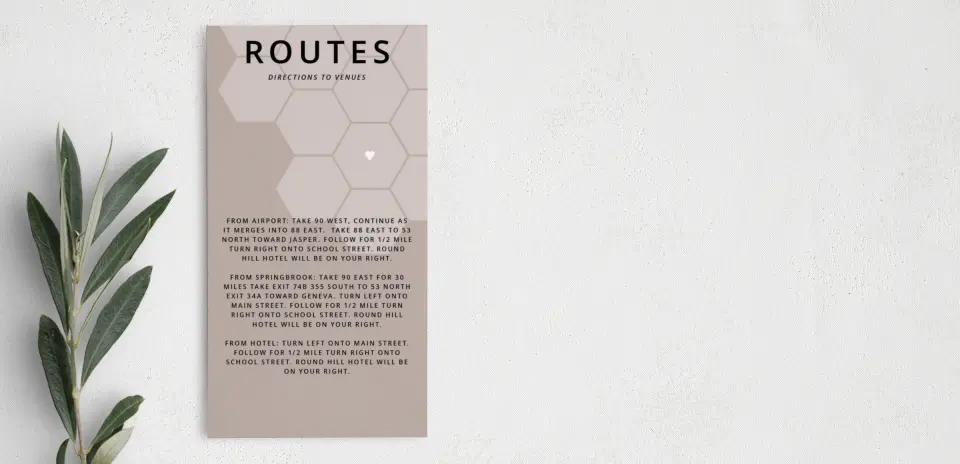 Step Information Card