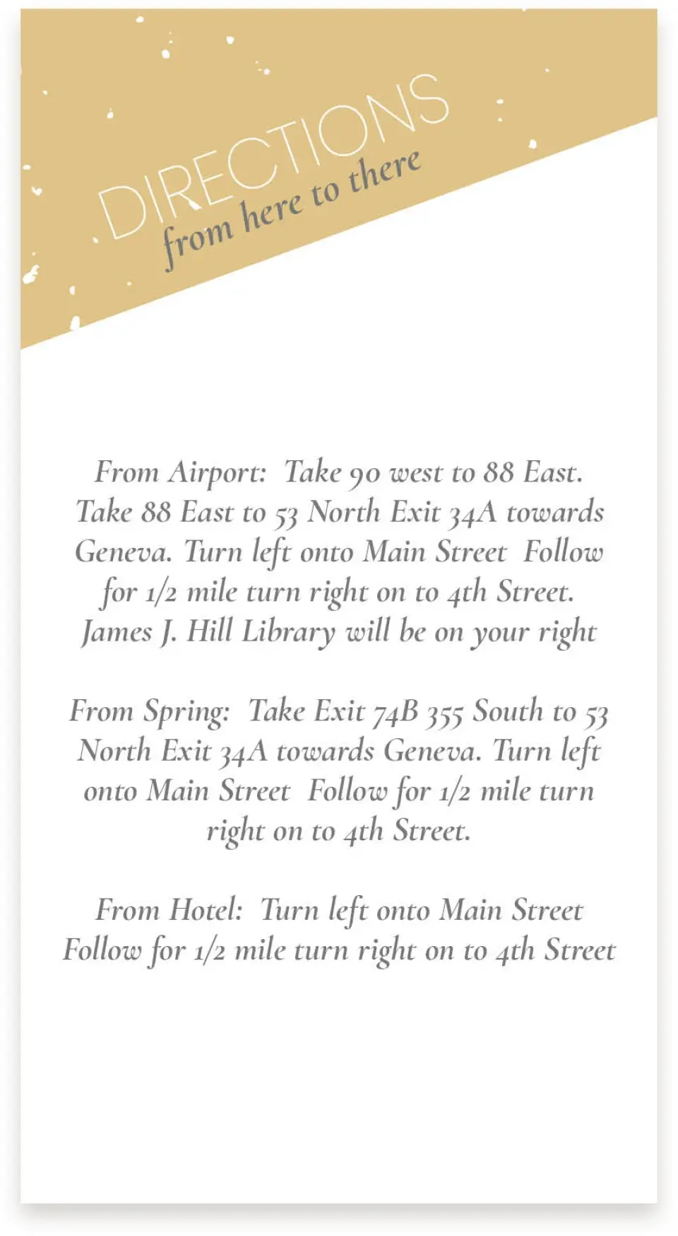 This is a  4" x 7.5" Information Cards (Pocket Invitation) called Truly, Madly, Deeply printed in full color on Premium Smooth paper