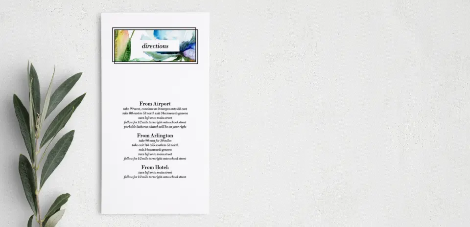 Step Information Card
