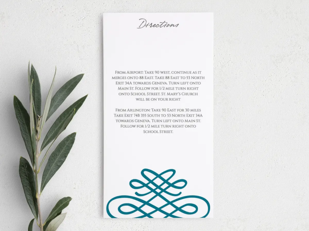 Step Information Card