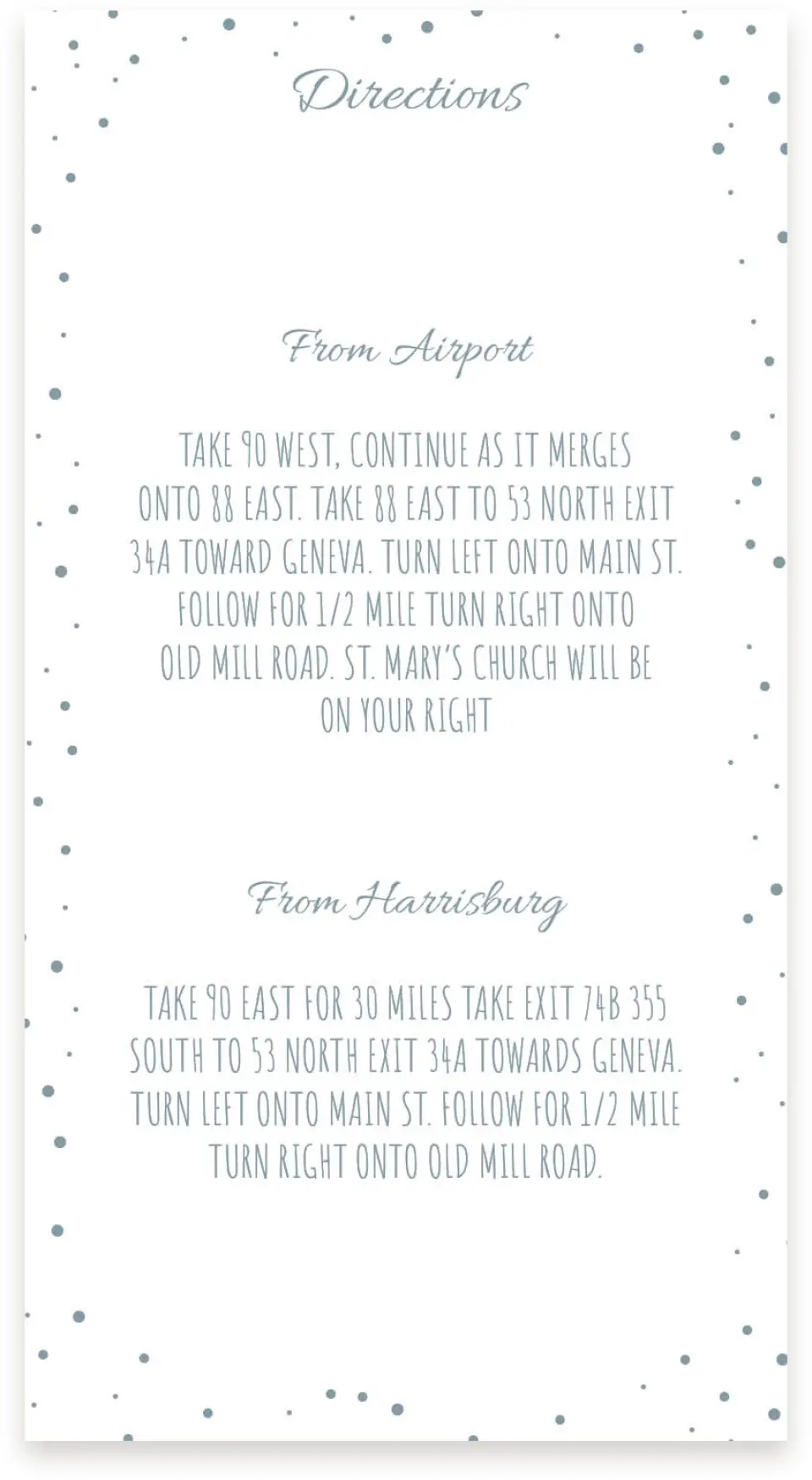 This is a  4" x 7.5" Information Cards (Pocket Invitation) called Woodland Wishes printed in full color on Premium Smooth paper