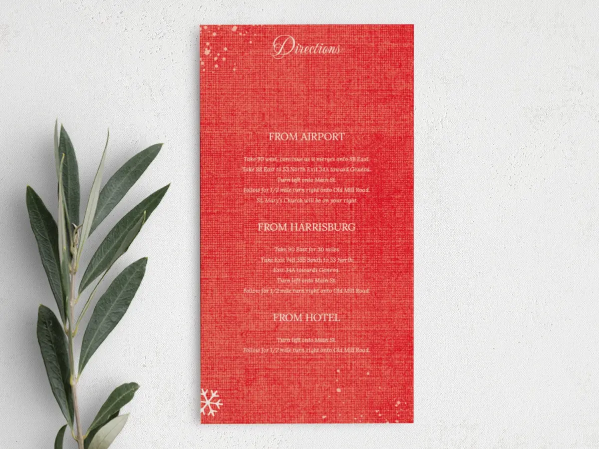 Step Information Card