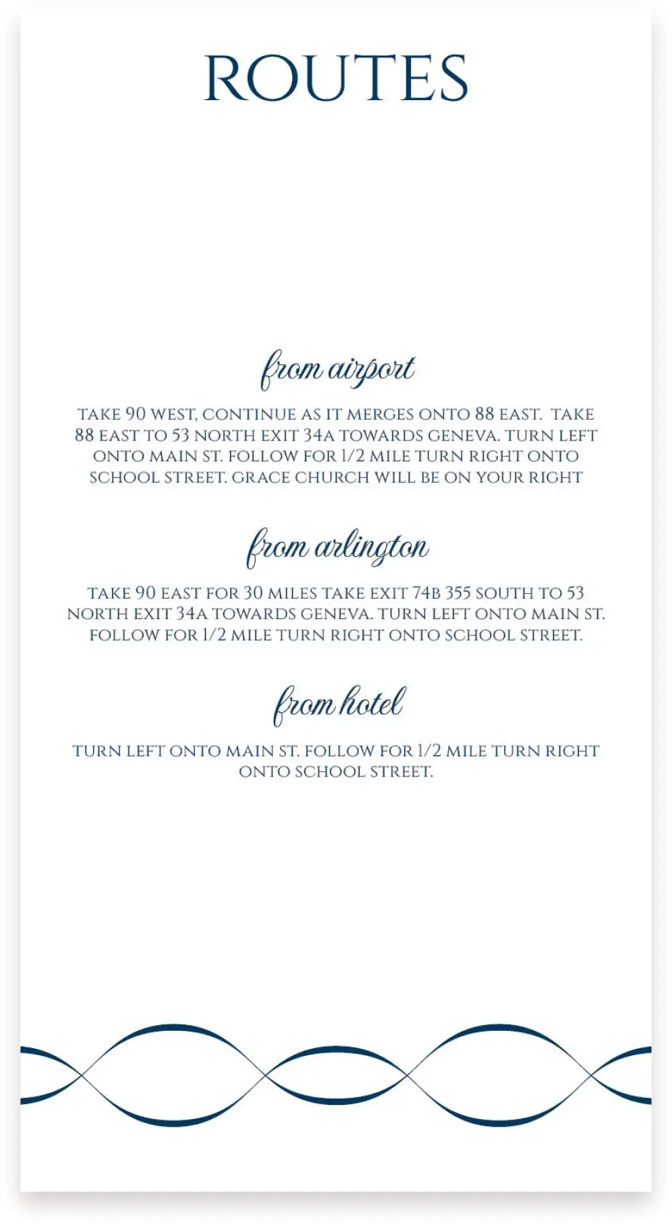 This is a  4" x 7.5" Information Cards (Pocket Invitation) called Glam District printed in full color on Premium Smooth paper