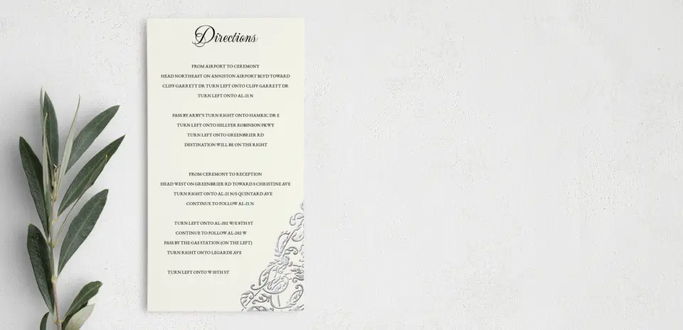 Step Information Card