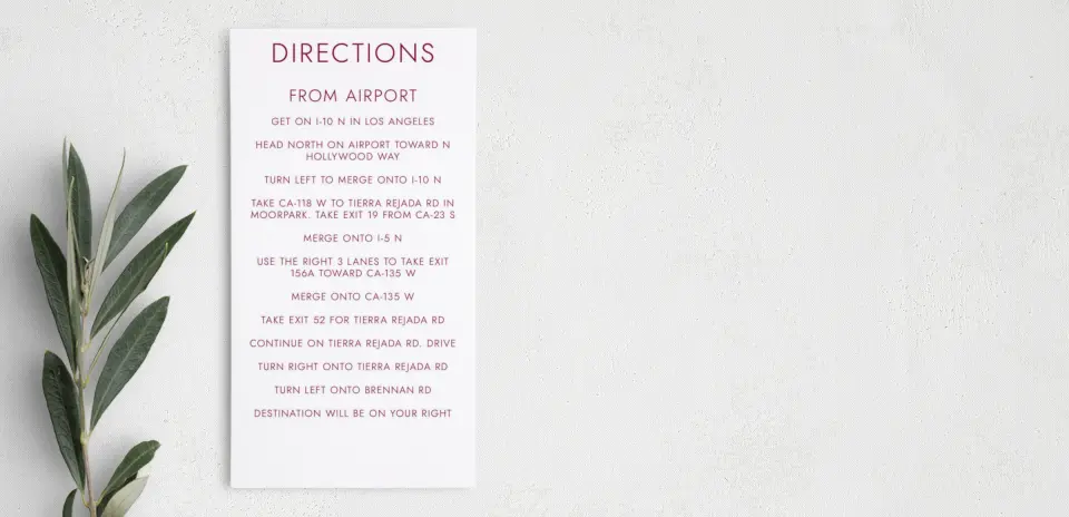 Step Information Card