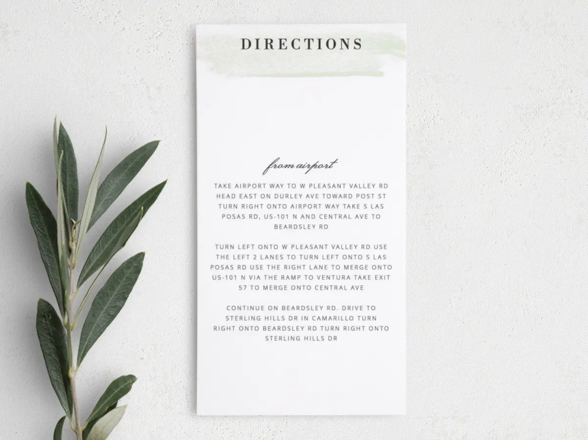 Step Information Card