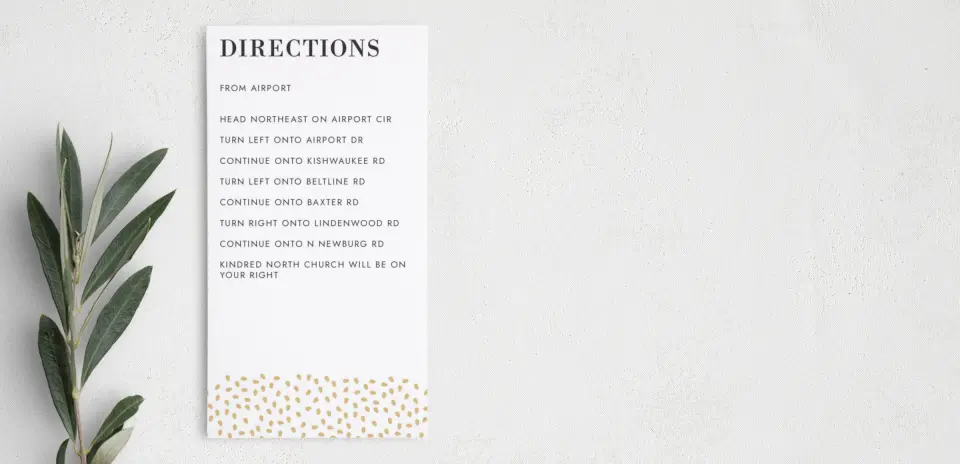 Step Information Card
