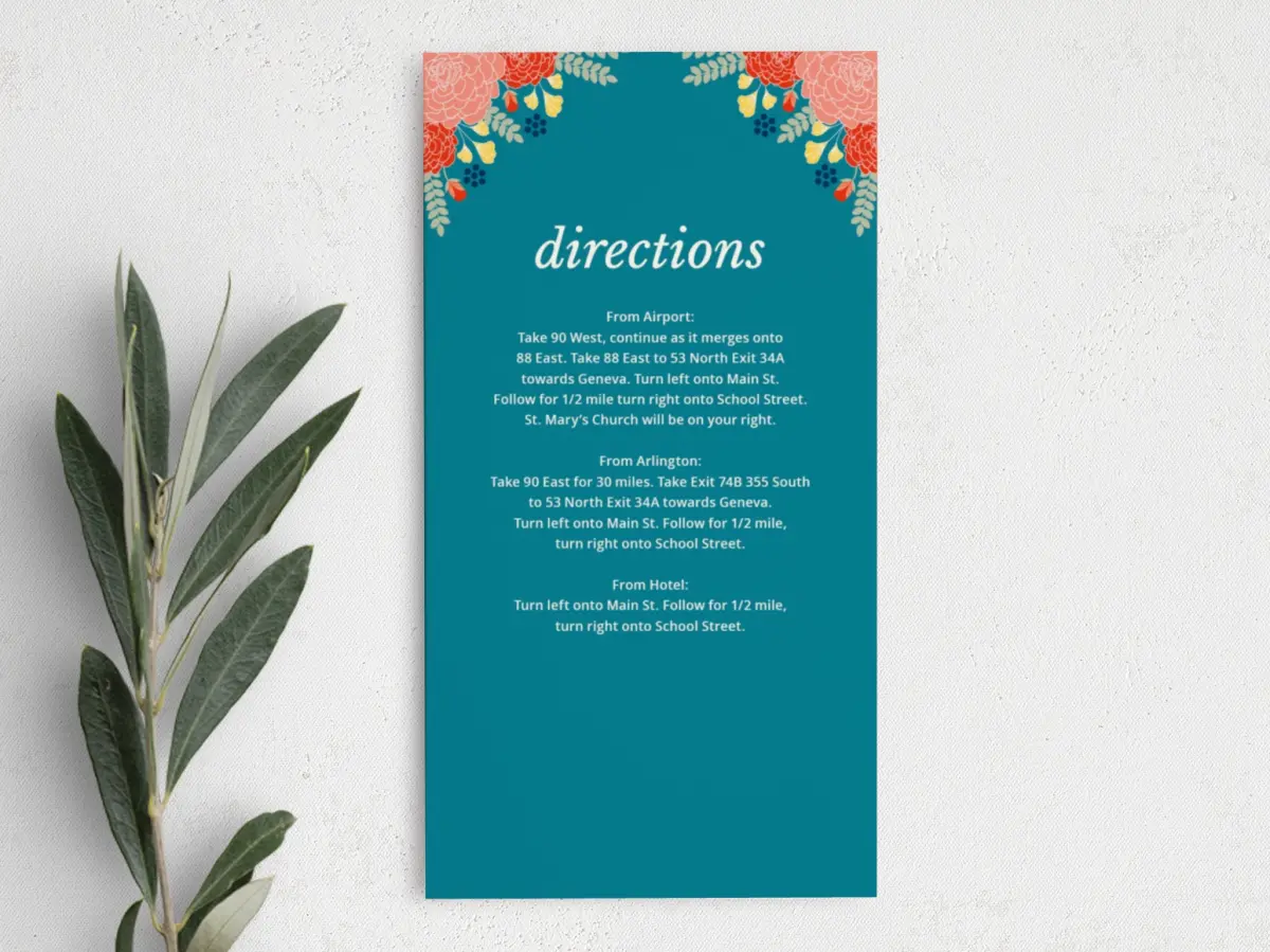 Step Information Card