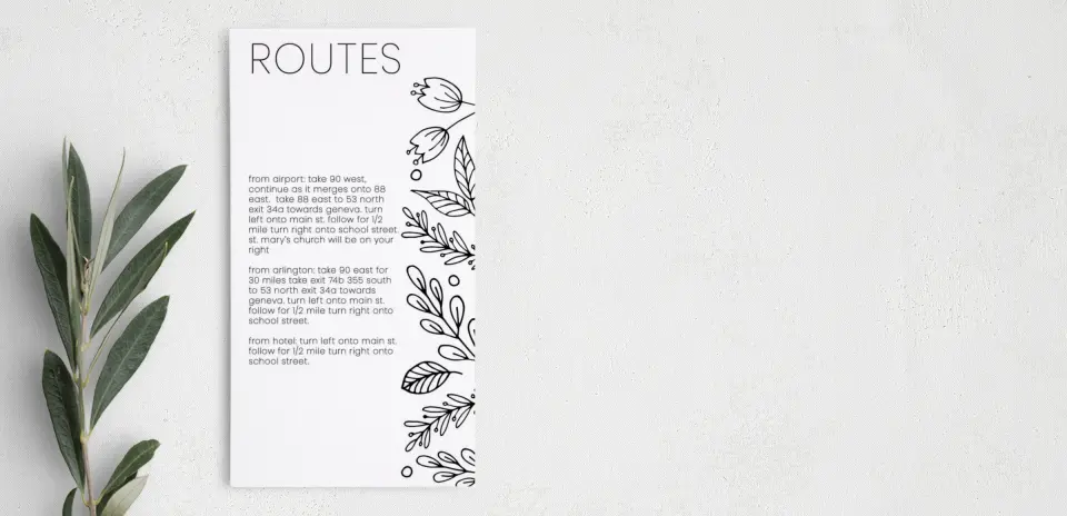 Step Information Card
