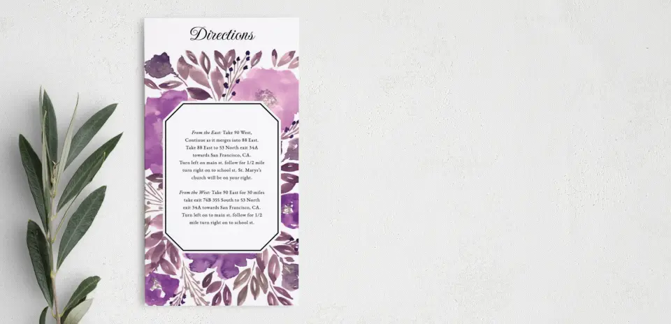 Step Information Card