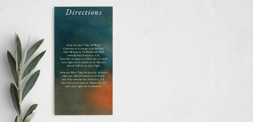 Step Information Card