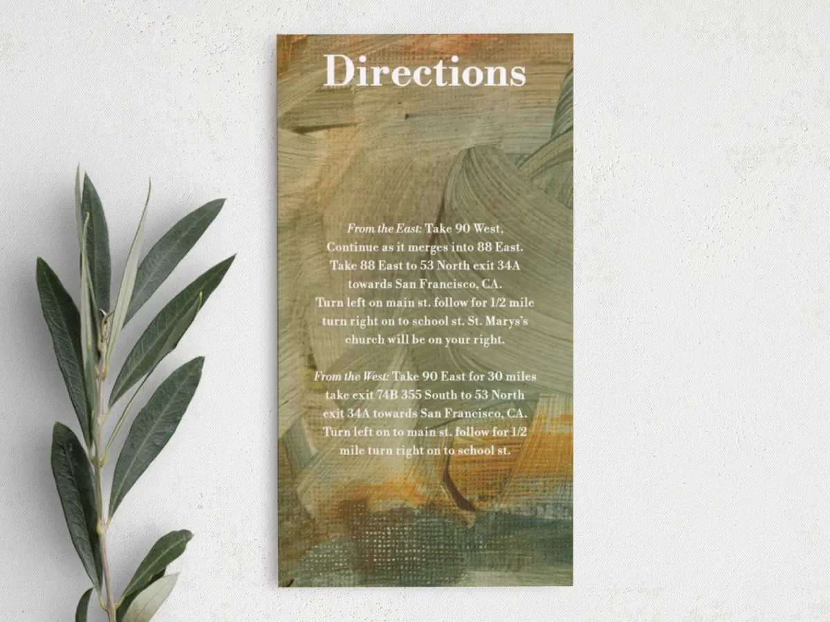 Step Information Card