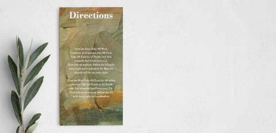 Step Information Card