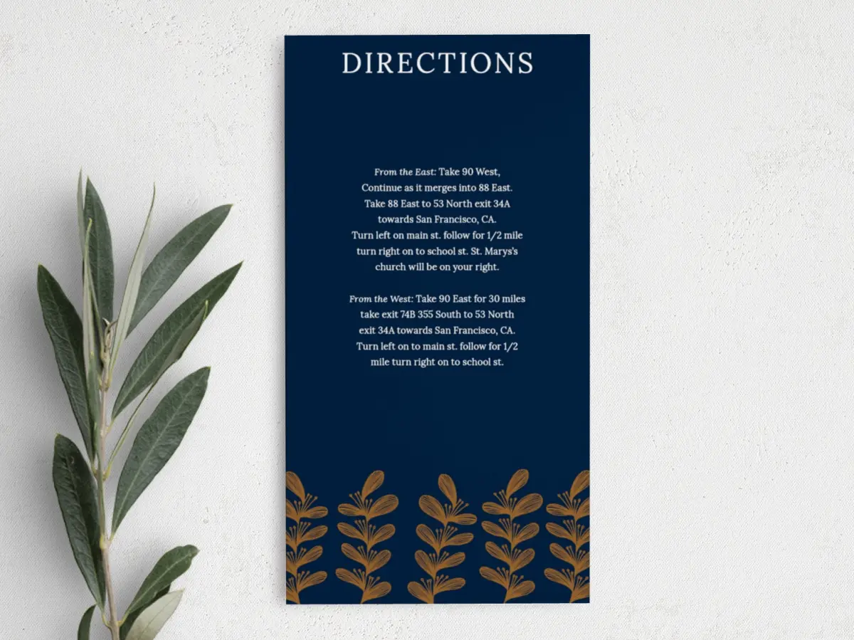 Step Information Card
