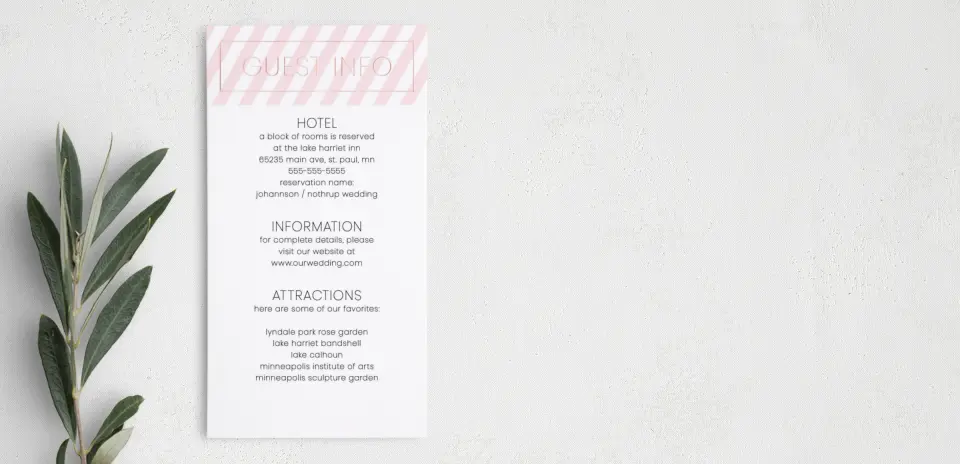 Step Information Card