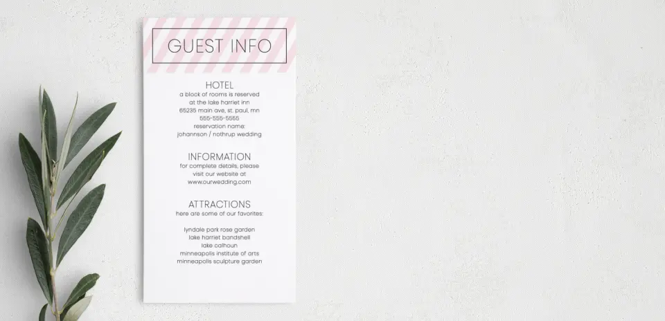 Step Information Card