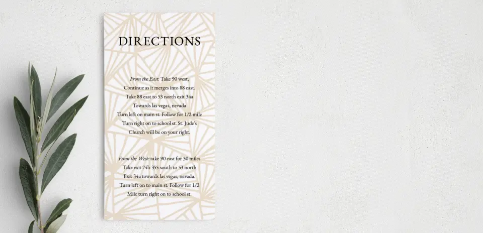 Step Information Card