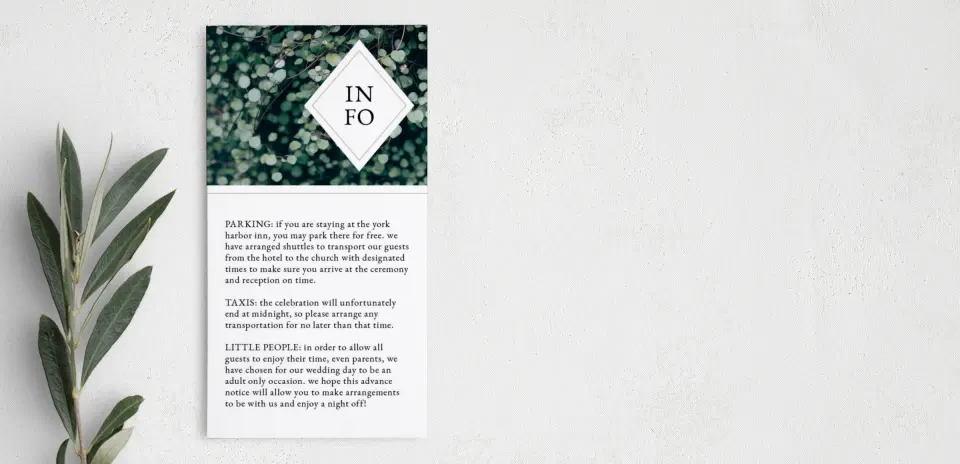 Step Information Card