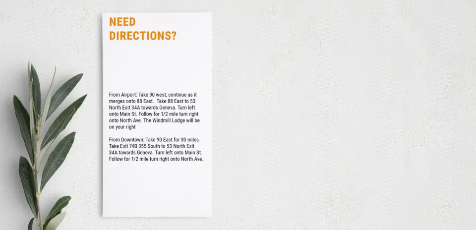 Step Information Card
