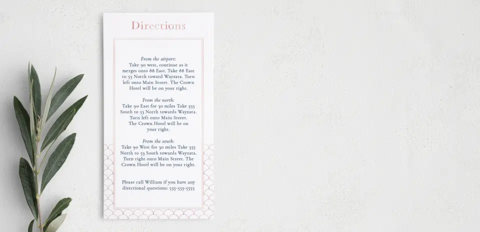 Step Information Card