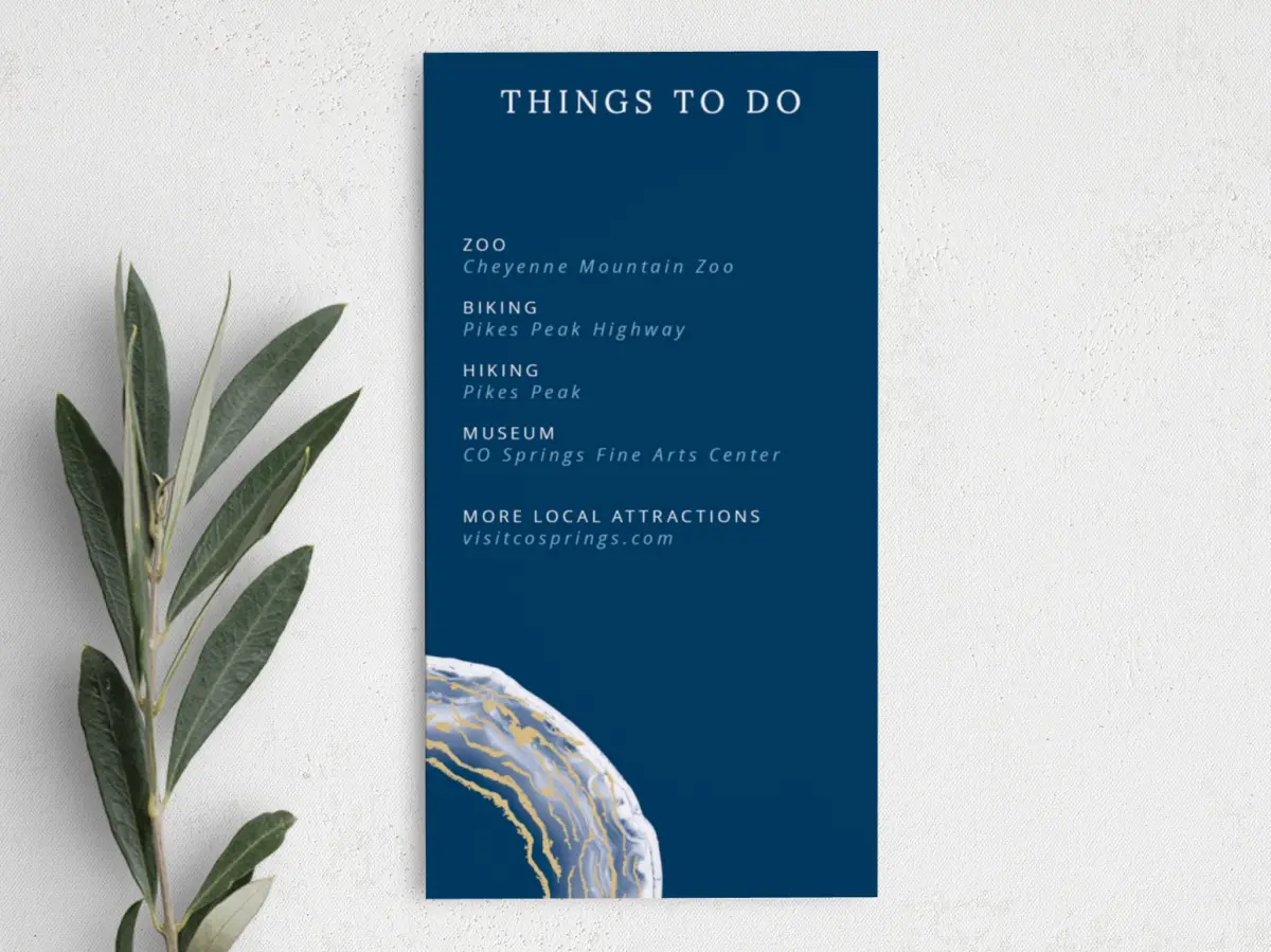 Step Information Card
