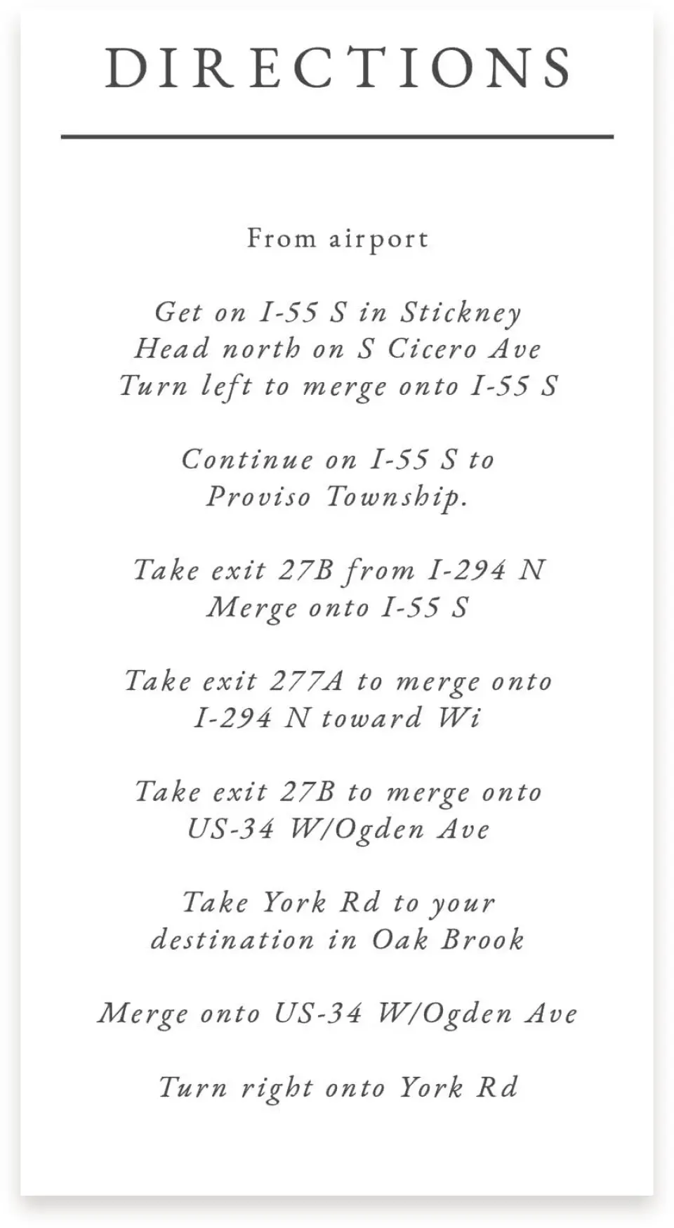 This is a  4" x 7.5" Information Cards (Pocket Invitation) called Sprinkled Sprig printed in full color on Premium Smooth paper