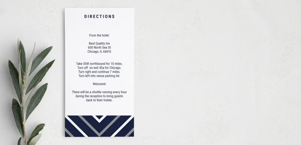 Step Information Card