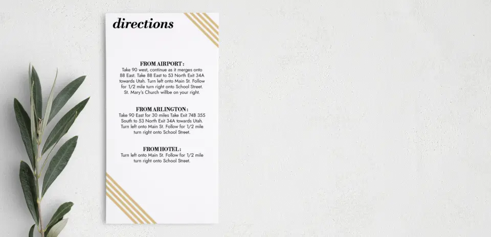 Step Information Card