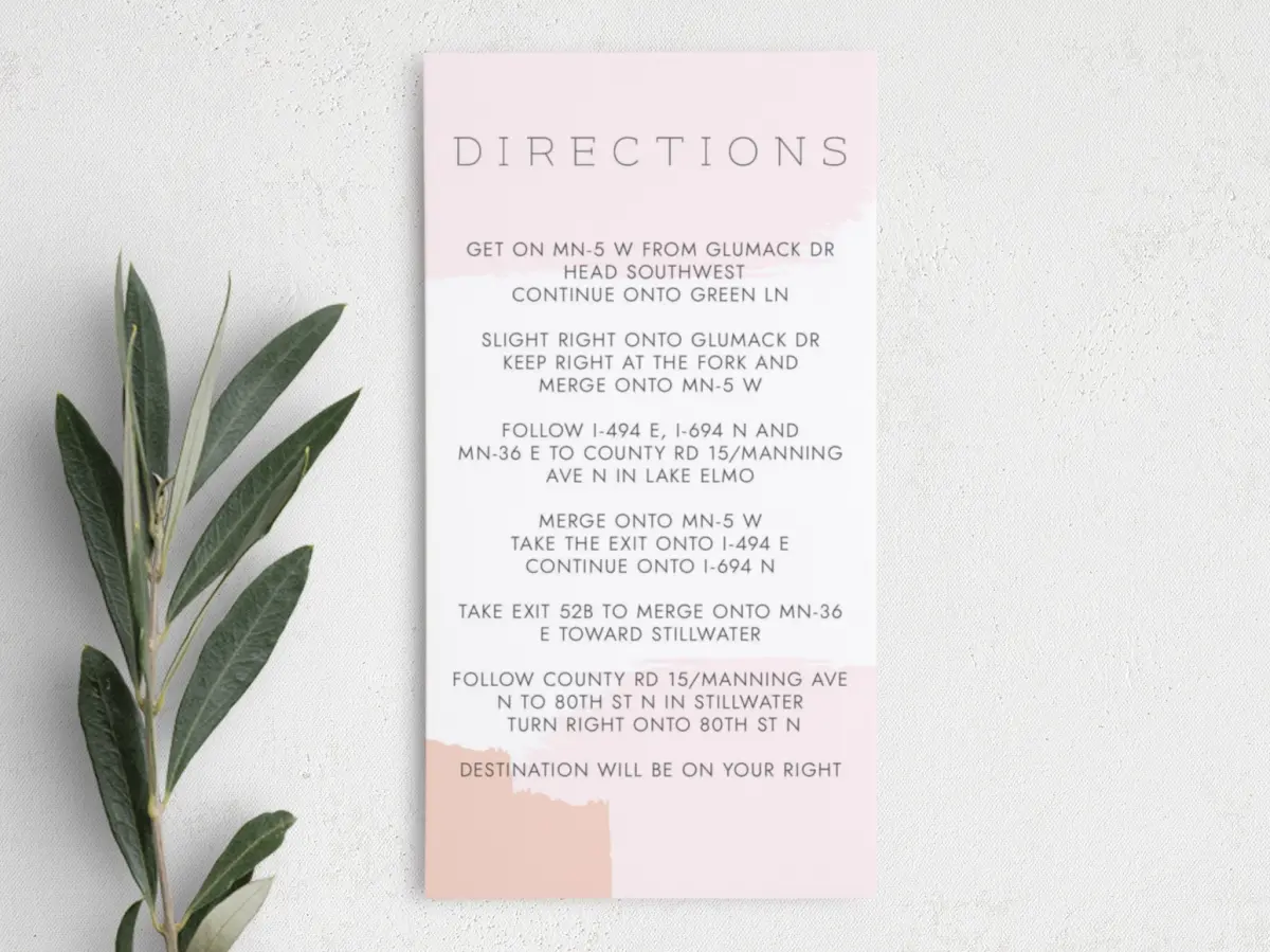 Step Information Card