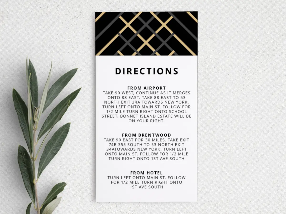 Step Information Card