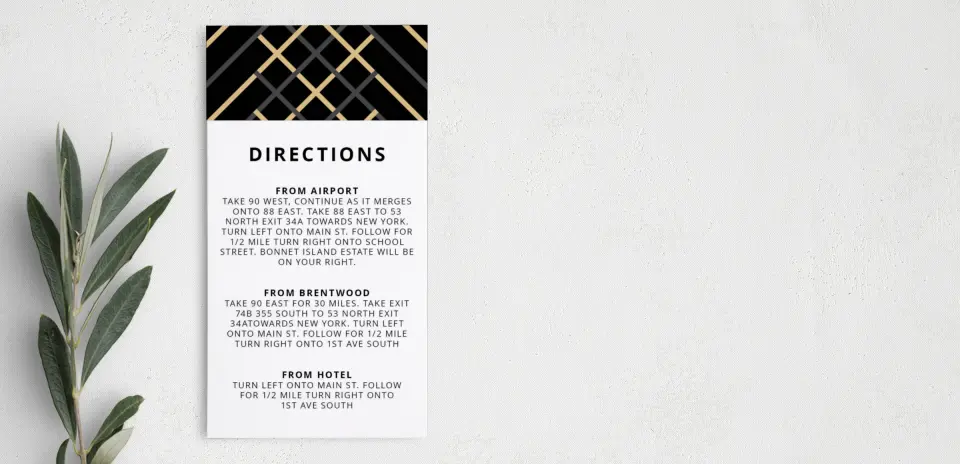 Step Information Card