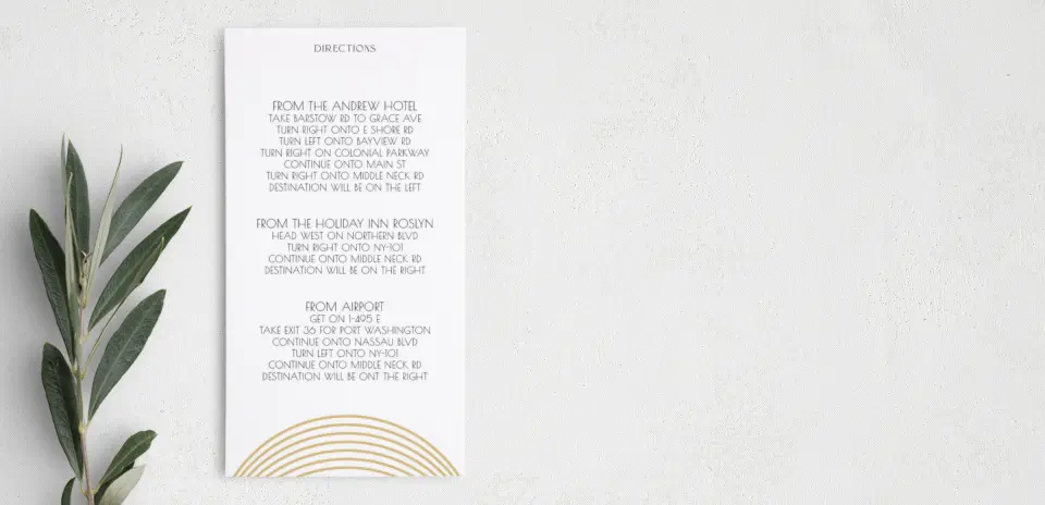 Step Information Card