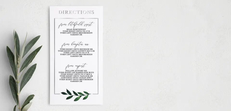 Step Information Card