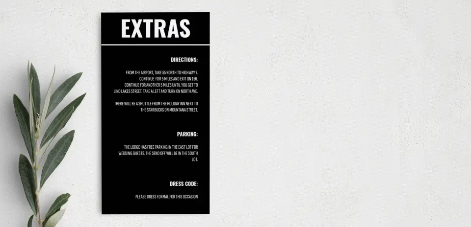 Step Information Card