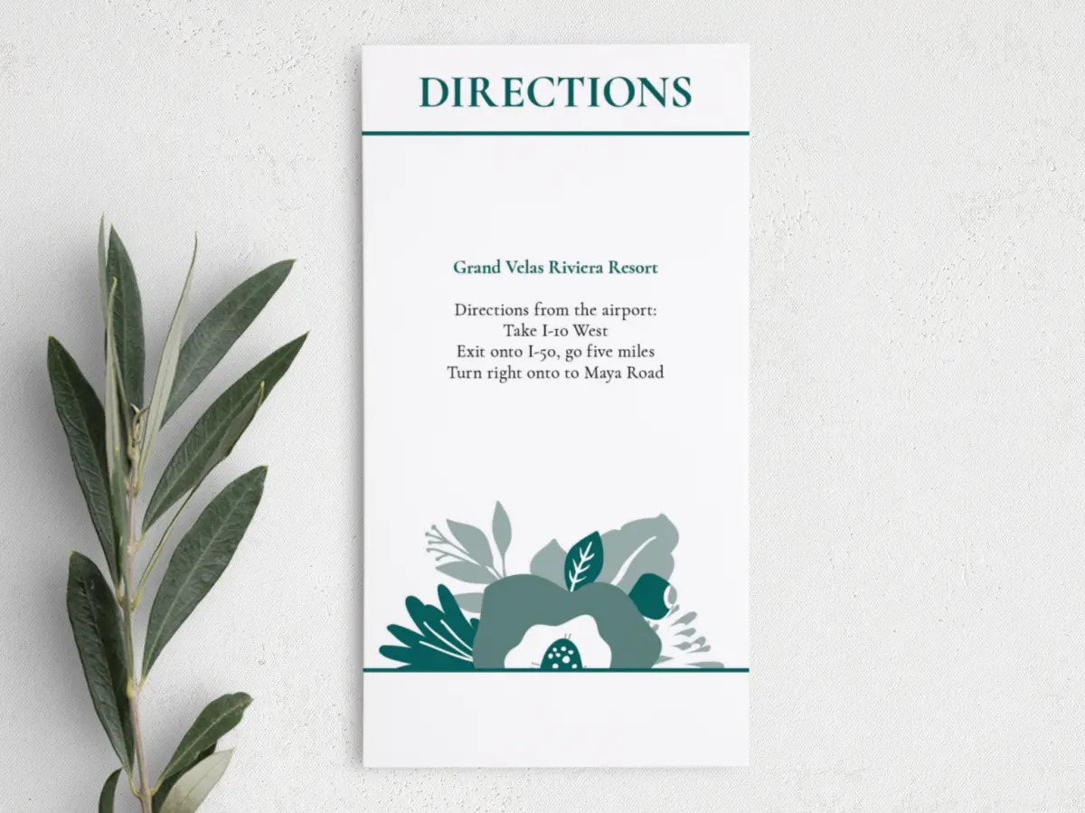 Step Information Card