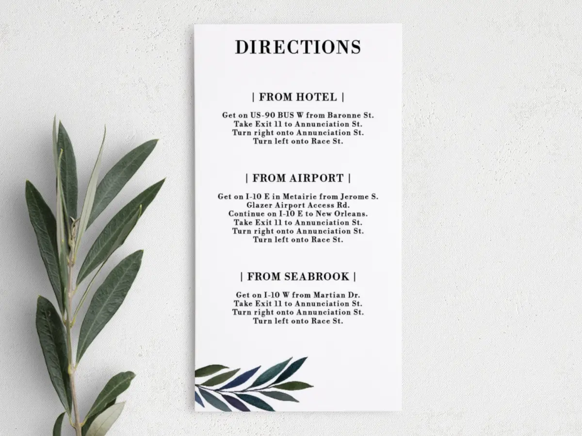 Step Information Card