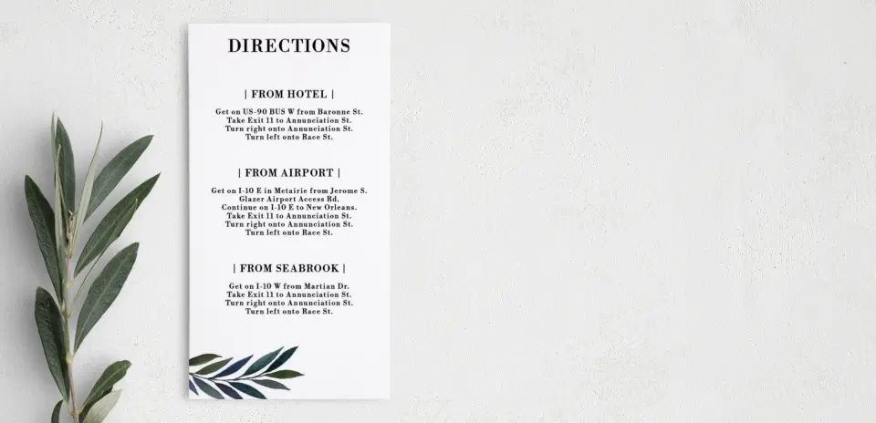 Step Information Card