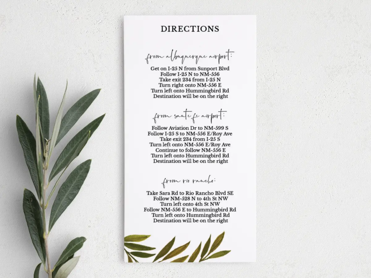 Step Information Card